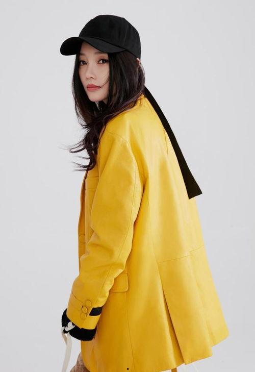 网红碎花西装图片